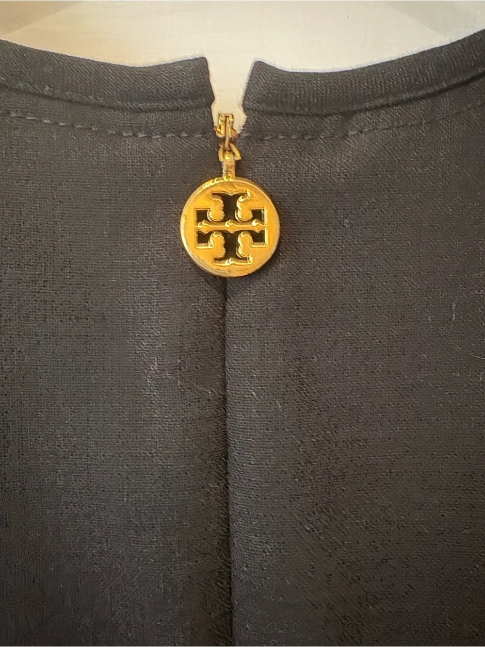 Tory Burch Black Sleeveless Mini Dress